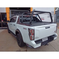 All Bars And Racks Powder-Coated Black Front & Rear Canopy for Isuzu D-Max 63mm