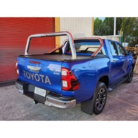 All Bars And Racks Polished Rear Fixed Style Rack for Toyota Hilux SR5