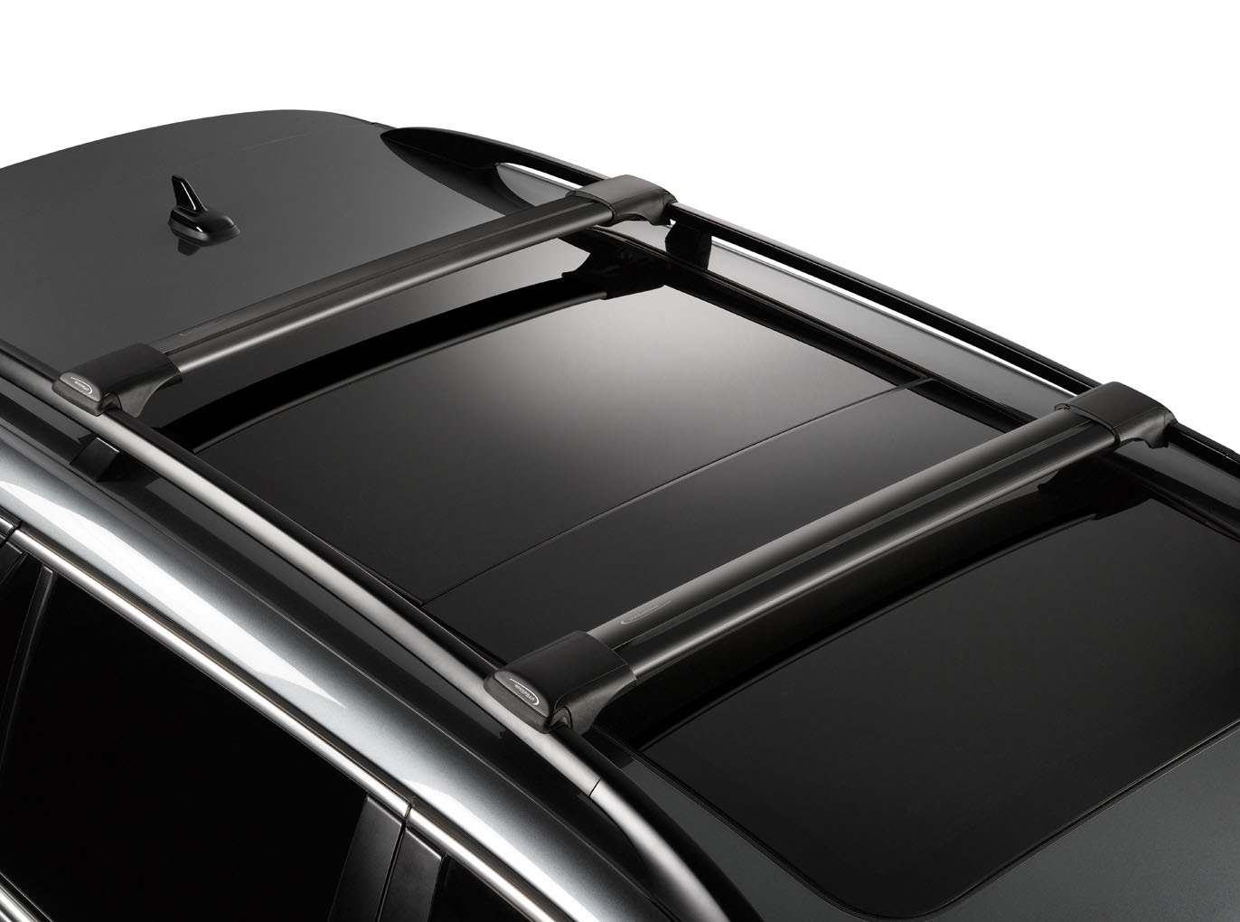Yakima Rail Bar Roof Rack incl SKS System Lock S54YB Black 85cm & 91cm Pair