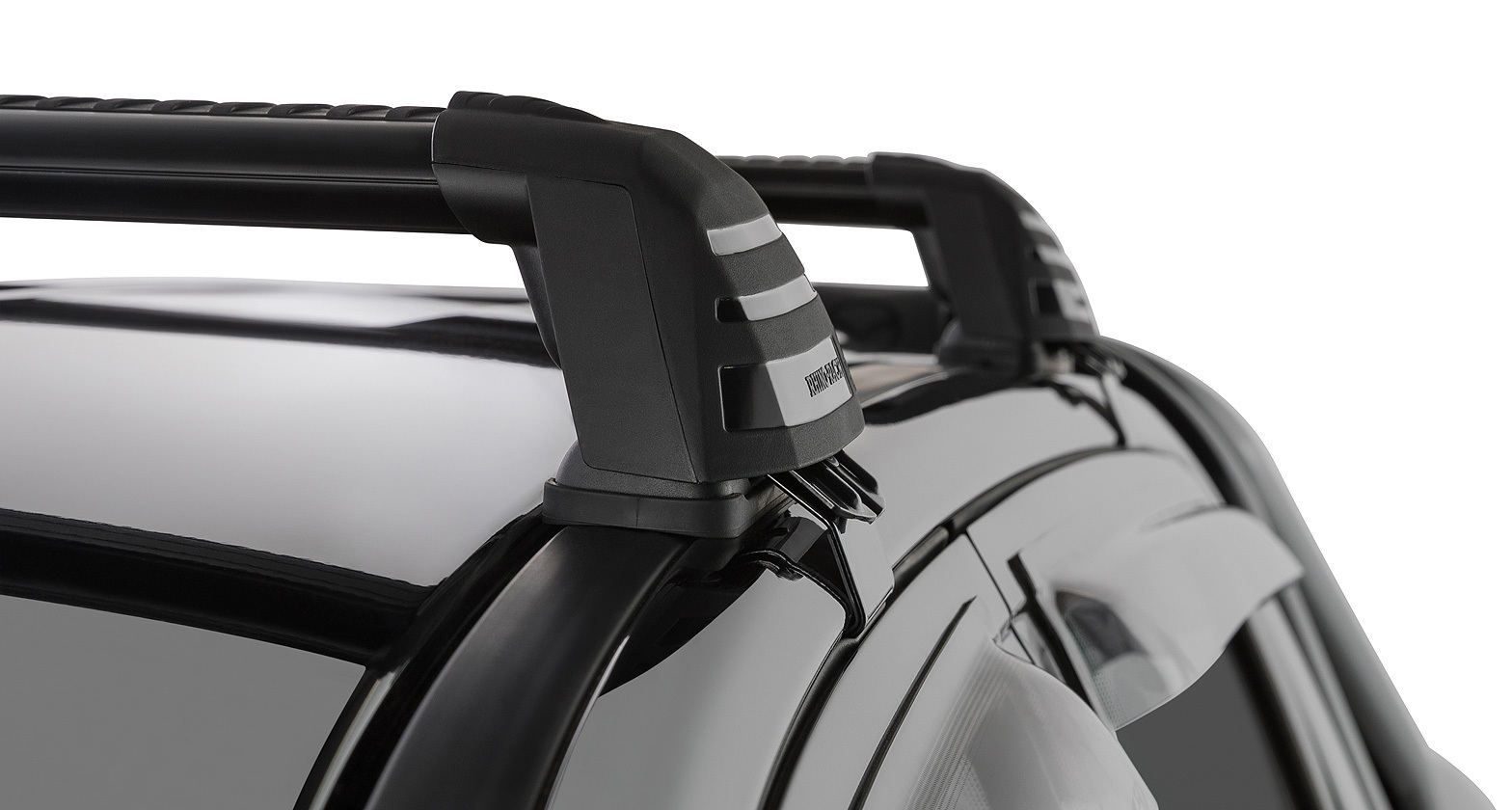 Rhino-Rack Vortex ROC25 Flush Black 2 Bar Roof Rack for Ford Ranger PX ...