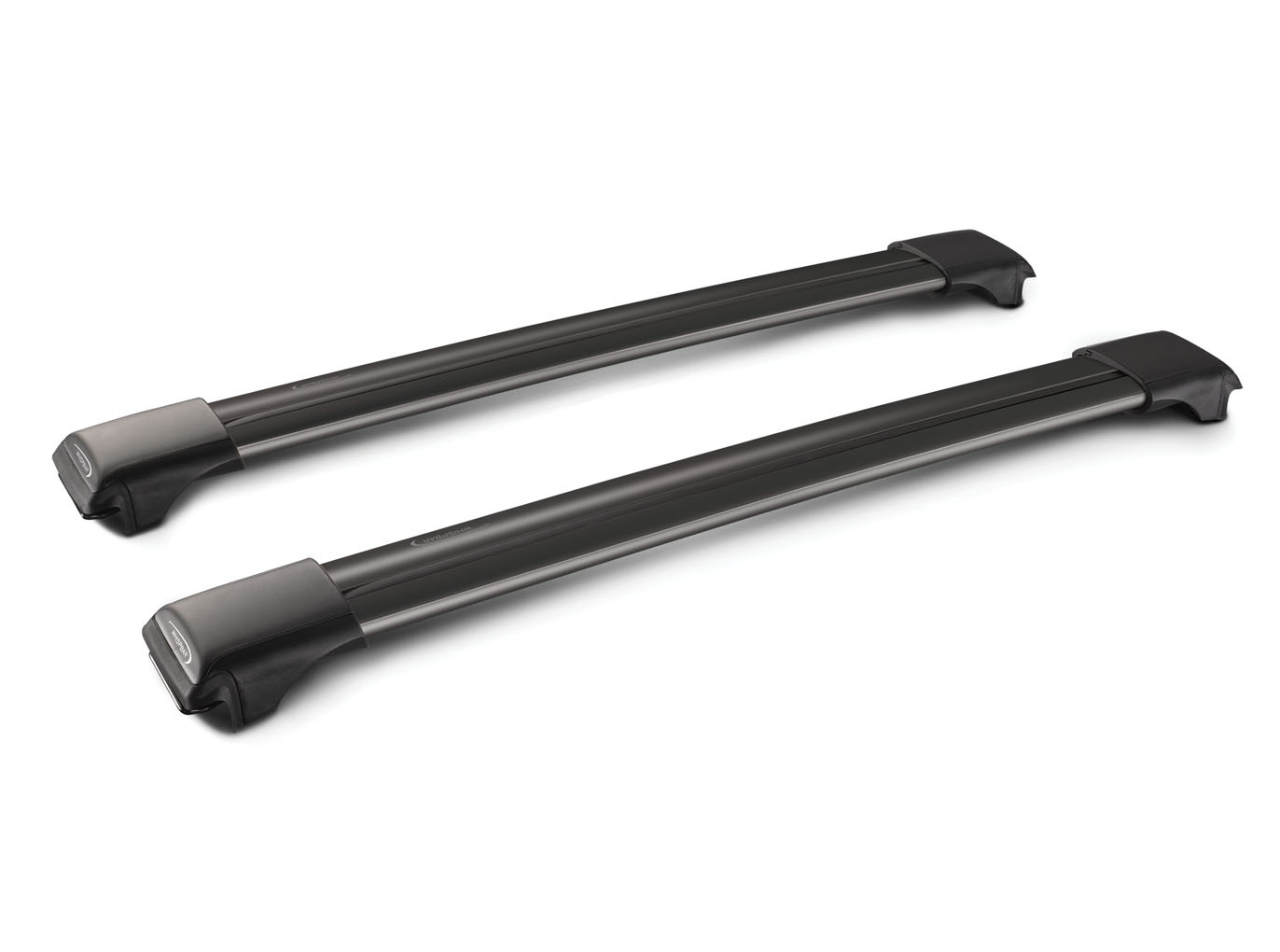 Yakima Rail Bar Roof Rack incl SKS System Lock S55YB Black 91cm & 97cm Pair