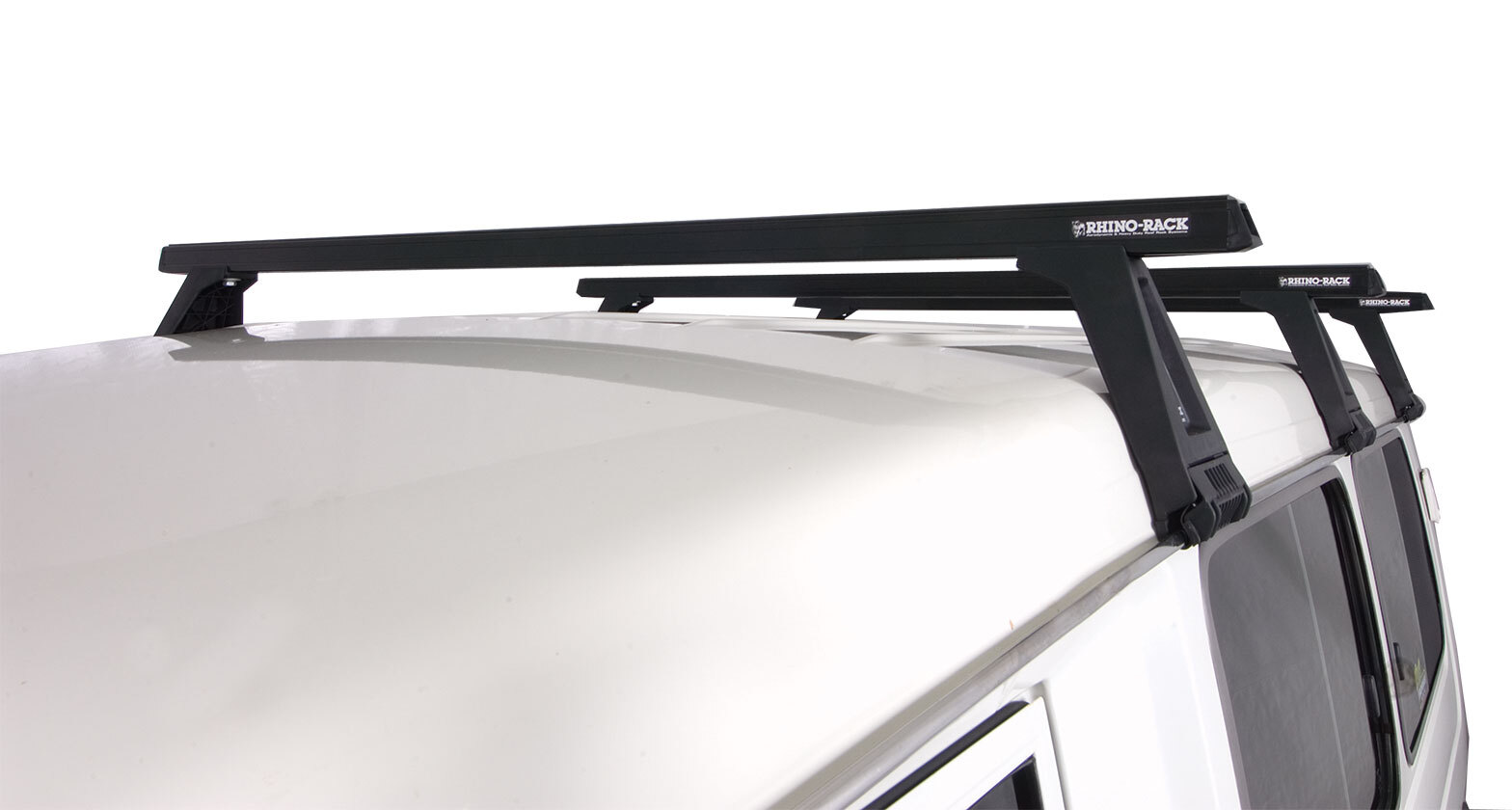 Kombi Rear Rack Rhino-Rack Heavy Duty RL210 Black 3 Bar Roof Rack for Volkswagen Kombi T2