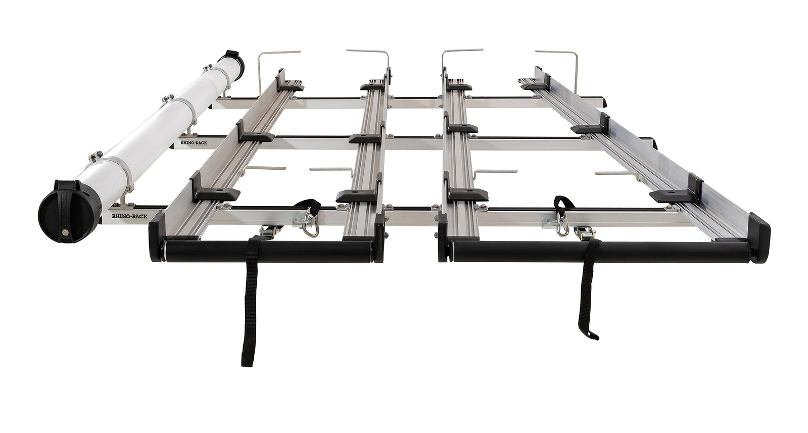 Swift Ladder Rack Rhino-Rack Multislide Double Ladder Rack System with Conduit 3.0m JC-01077