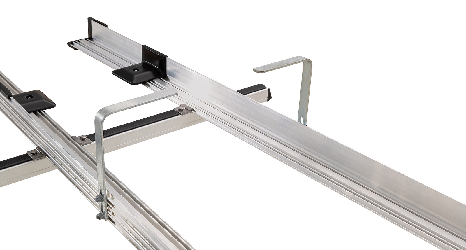 Adhesive Ladder Rack Rhino-Rack Multislide Double Ladder Rack System with Conduit 3.0m JC-01117