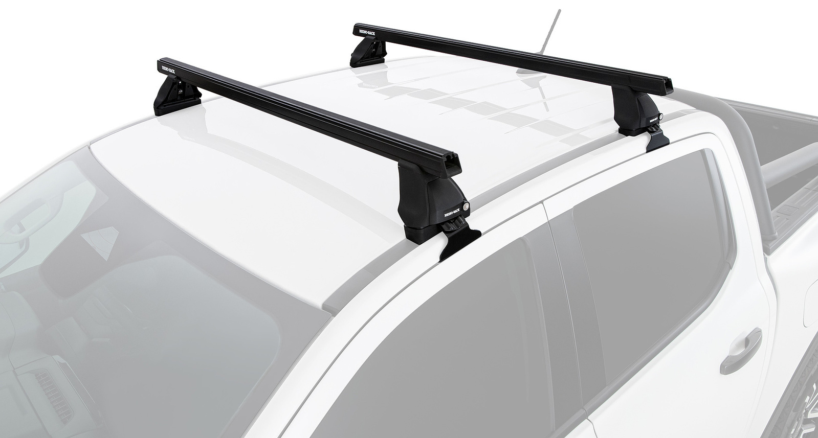 Rhino-Rack Heavy Duty 2500 2 Bar Roof Rack for Ford Ranger Raptor Gen2 ...