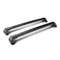 Yakima FlushBar Roof Rack incl SKS System Lock S5YB Black 95cm Pair