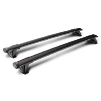 Yakima ThruBar Roof Rack incl SKS System Lock S15YB Black 110cm Pair