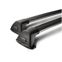 Yakima FlushBar Roof Rack incl SKS System Lock S22YB Black 80cm & 85cm Pair