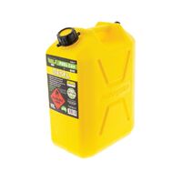 Hulk 4x4 Fast Flow Plastic Jerry Can Diesel Storage Container Yellow 10L