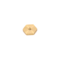 Rhino-Rack M6 x 21.43mm x 4.4mm Brass Hex Nut Spare Part N009-BP 4 Pack