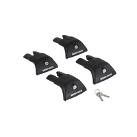 Rhino-Rack RVL Leg with RCP-BK for Flush Bar Surface Mounts RVL4 x4