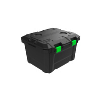Rhino-Rack Tred Storage Box Black with Green for Camping & Fishing 65L