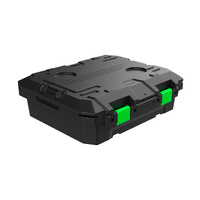 Rhino-Rack Tred Storage Box Black with Green for Camping & Fishing 25L