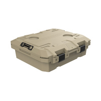 Rhino-Rack Tred Storage Box Desert Sand with Black for Camping & Fishing 25L
